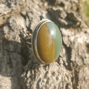 Sterling Silver and Jasper ring